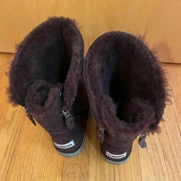 Tundra Alpine II Winter Boots Suede Brown Size 9 EUC - Picture 5 of 14
